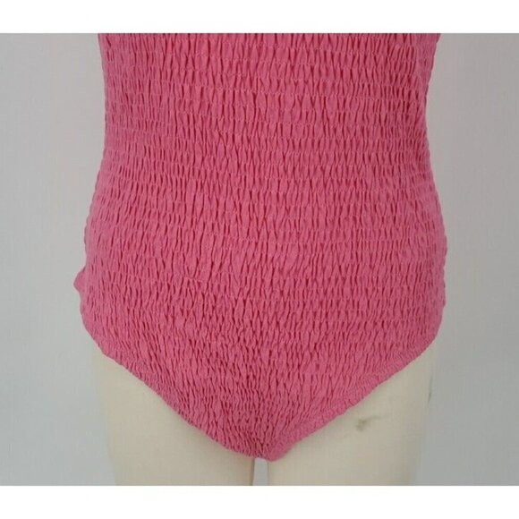 Brave Soul London Womens Pink Shirred Sleeveless Bodysuit Tank Top Large NWT - Picture 3 of 12